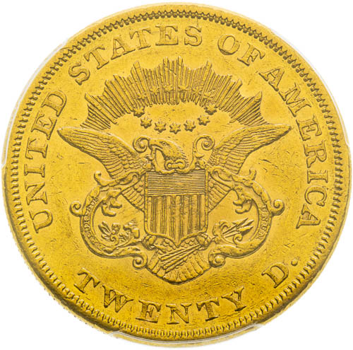 20 Dolar 1860 - revers