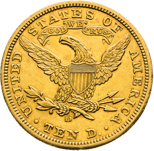10 Dolar 1906 Denver - revers