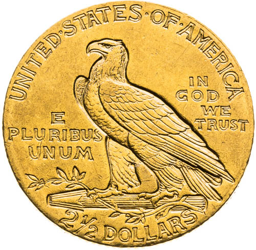 2 1/2 Dolar 1910 - revers