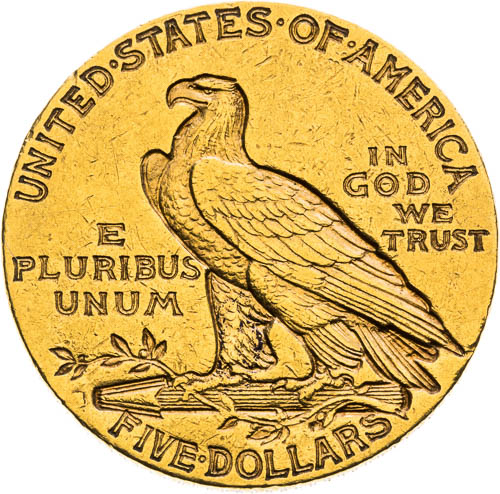 5 Dolar 1911 - revers