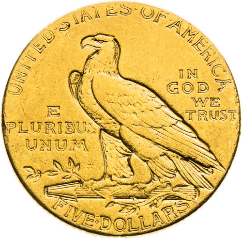 5 Dolar 1912 - revers