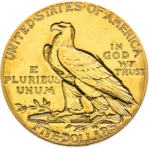 5 Dolar 1915 - revers