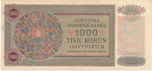 1000 Ks 1940 - revers