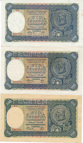 100 Ks 1940 (3 ks) - avers