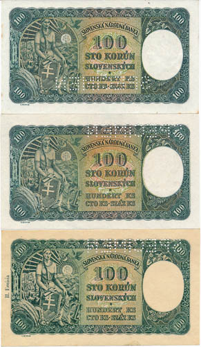 100 Ks 1940 (3 ks) - revers