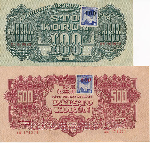Lot bankovek (4 ks) - revers
