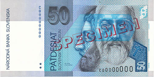 50 Sk 1995 C (anulát) - avers
