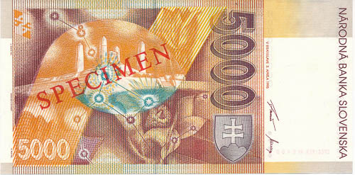 5000 Sk 1995 H (anulát) - revers
