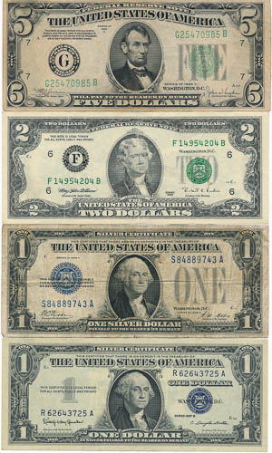 1,2,5 Dolar (8 ks) - revers