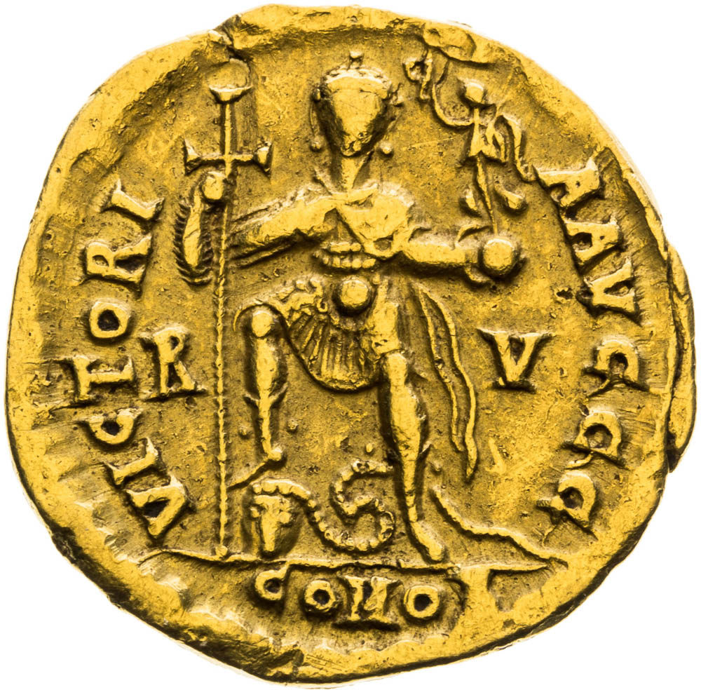 Solidus (426–430) - back