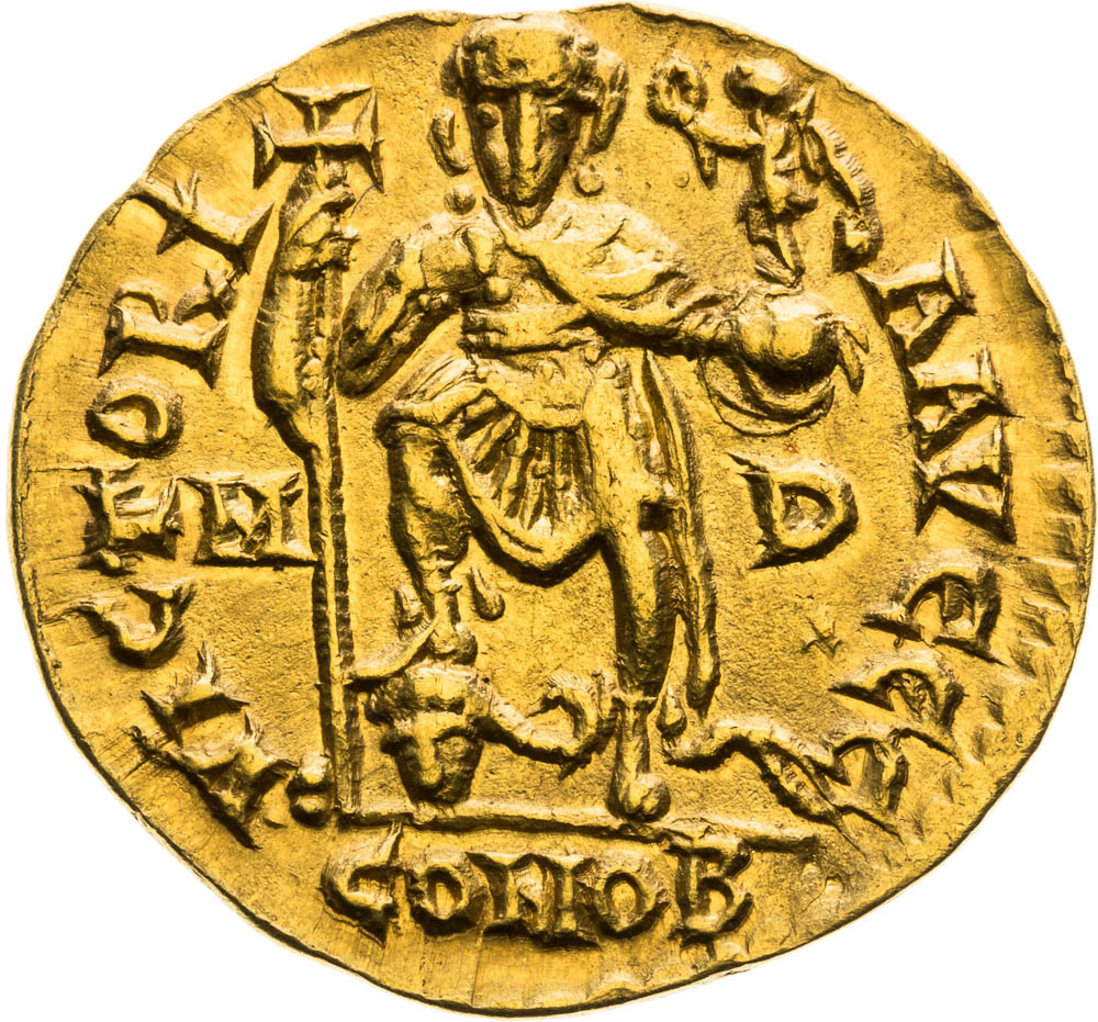 Solidus (430–455) - back