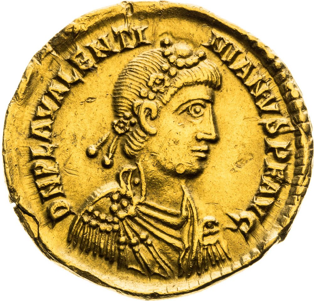 Solidus (426–430) - front