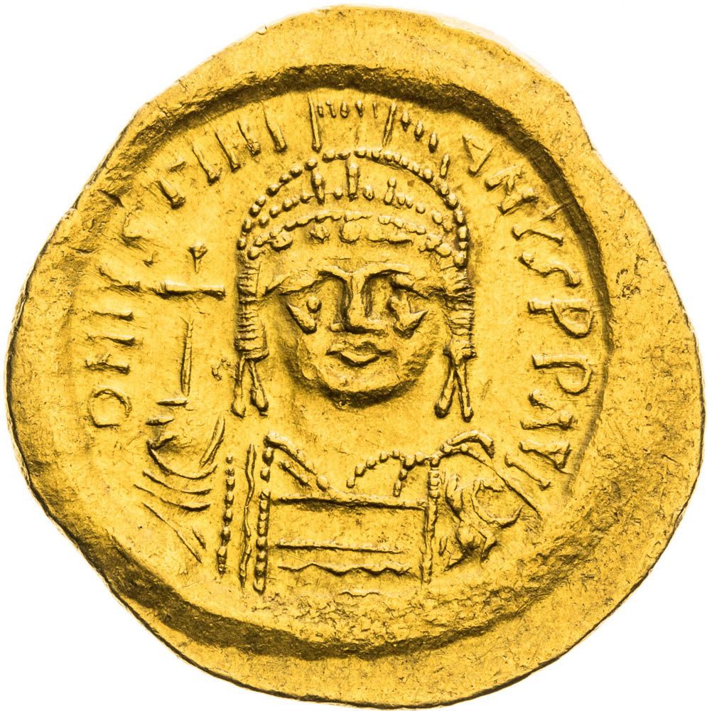 Solidus (542–565) - front