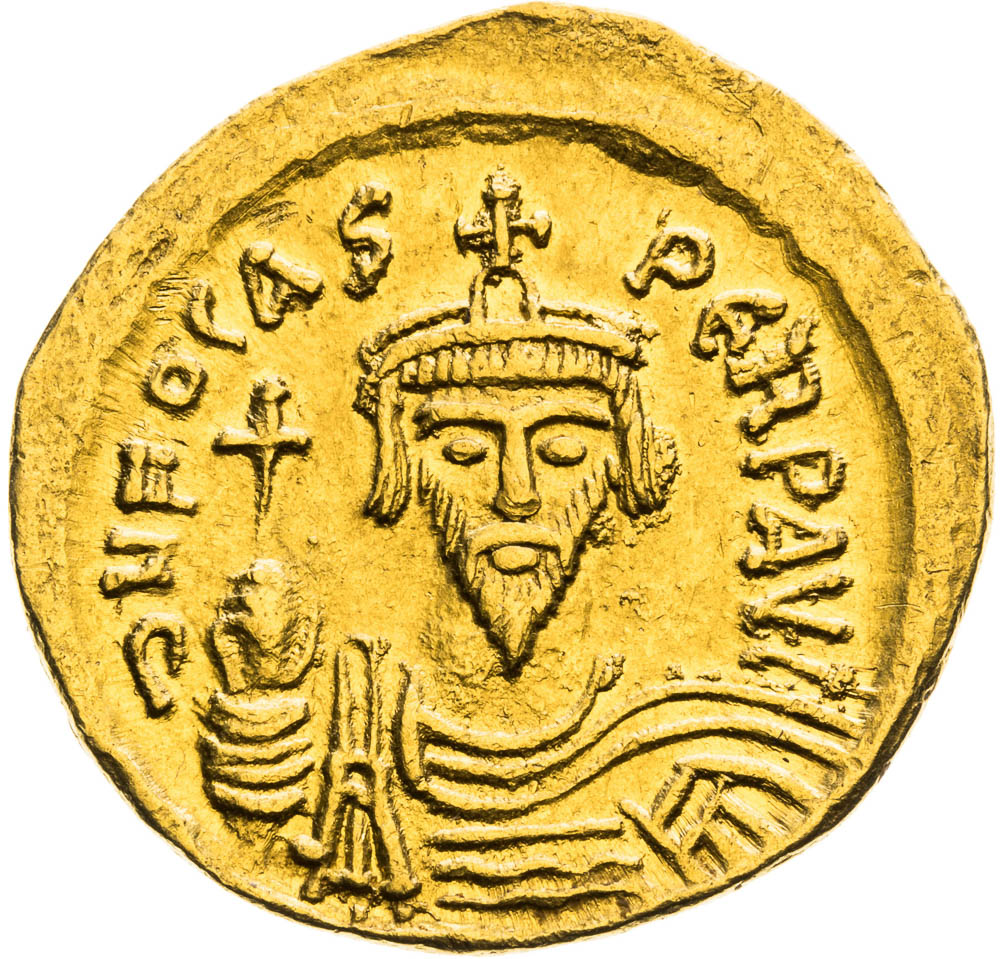 Solidus (607–610) - front