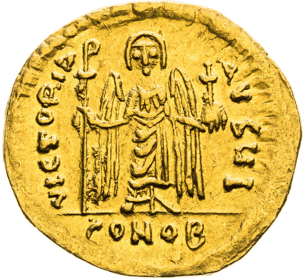 Solidus (607–610) - back