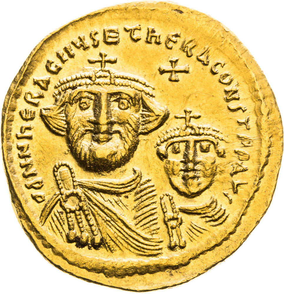 Solidus (616–625) - front
