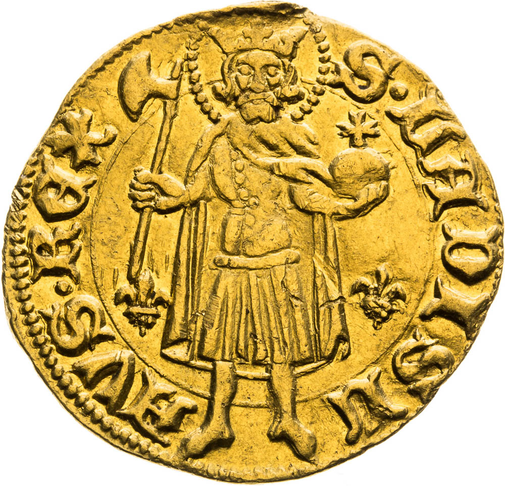 Goldgulden (1387-1389) - back