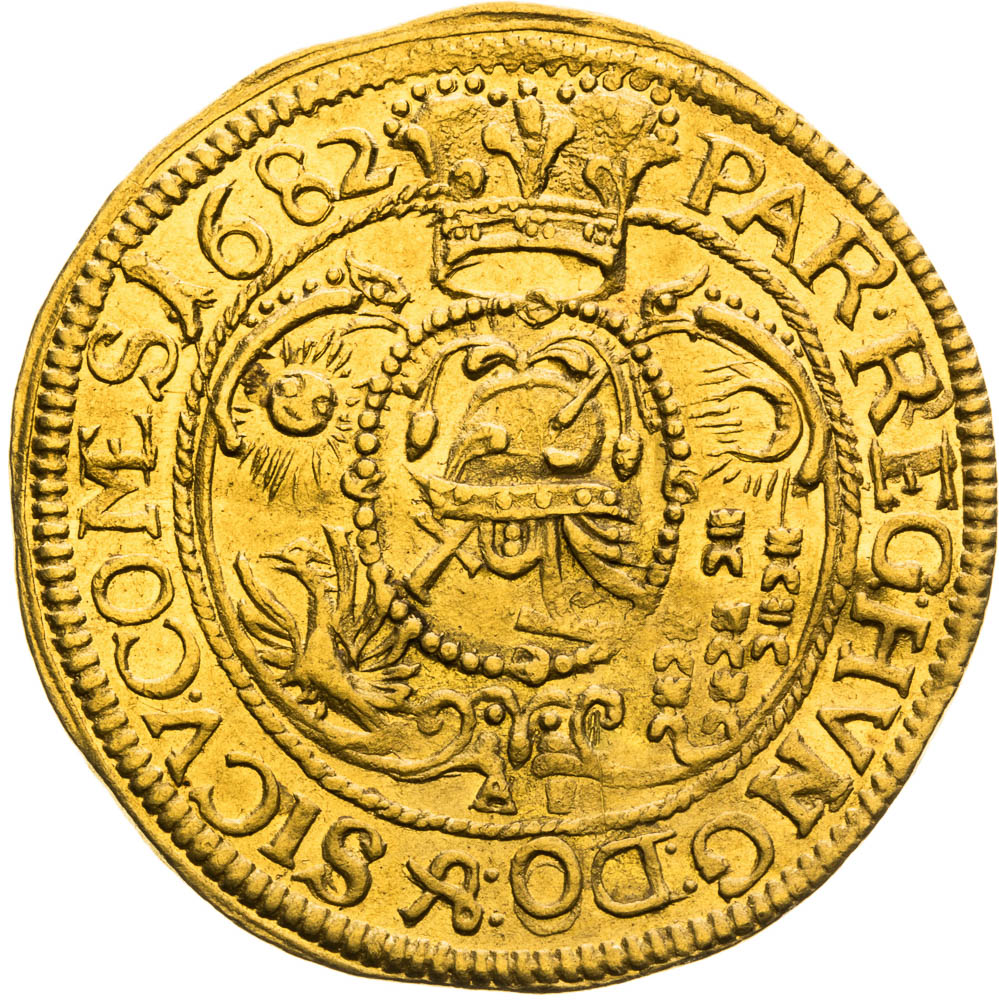 Dukát 1682 - reverz