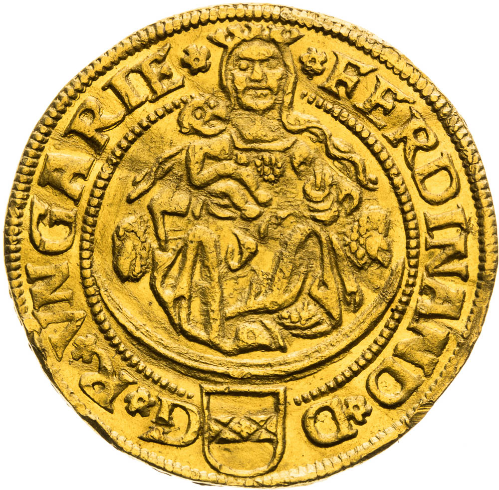 Dukát 1536 - avers