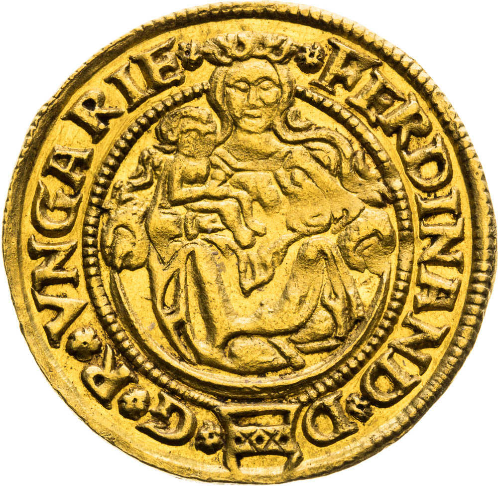 Dukát 1556 - avers