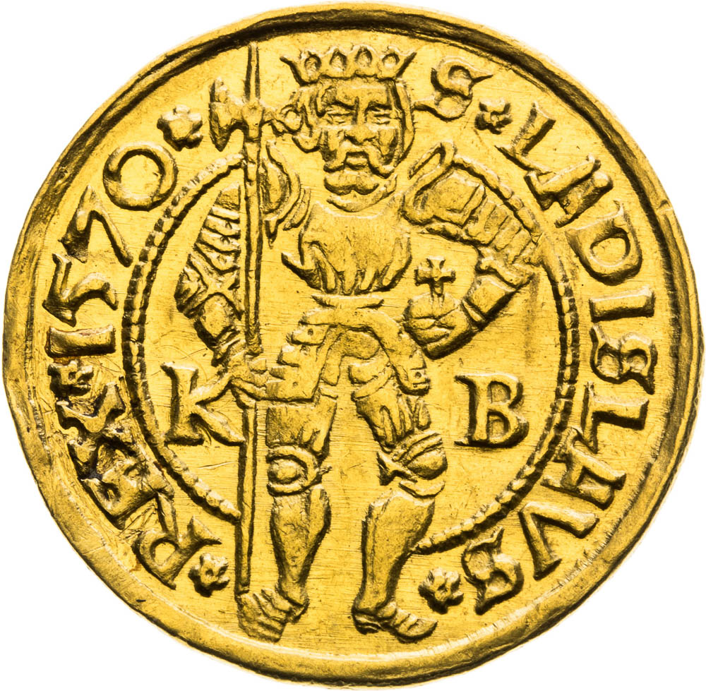 Dukát 1570 - reverz