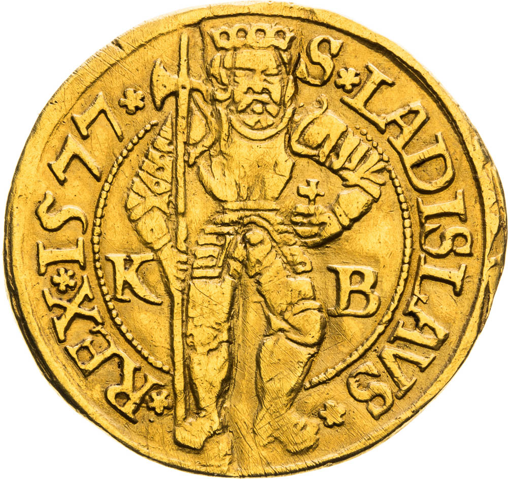 Dukát 1577 - reverz