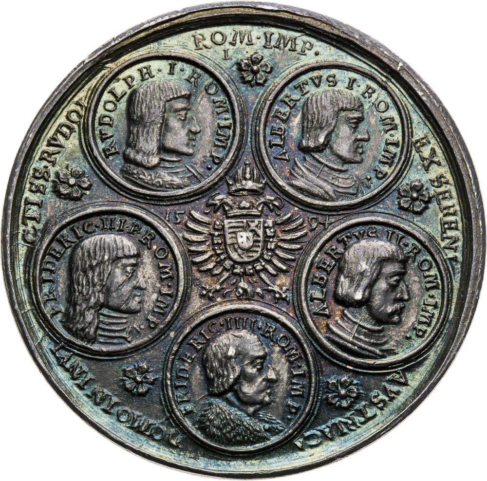 Strieborná medaila 1594 - reverz