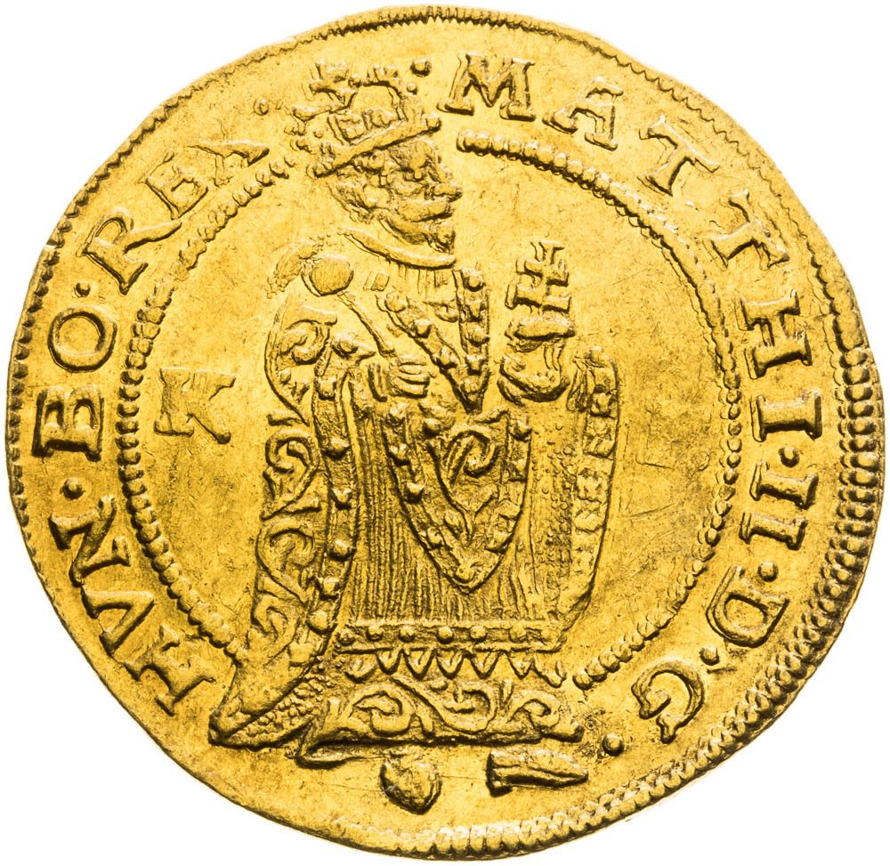 Dukát 1612 - averz