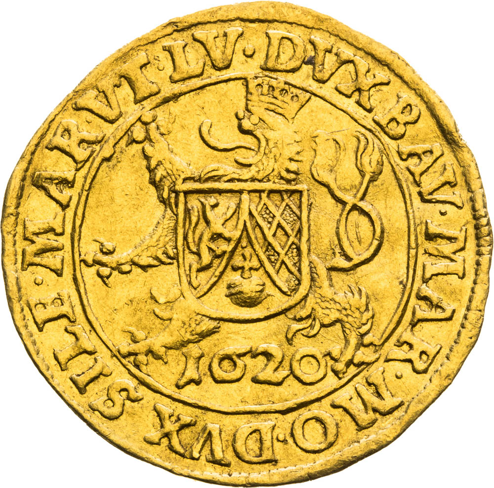 Dukát 1620 - reverz