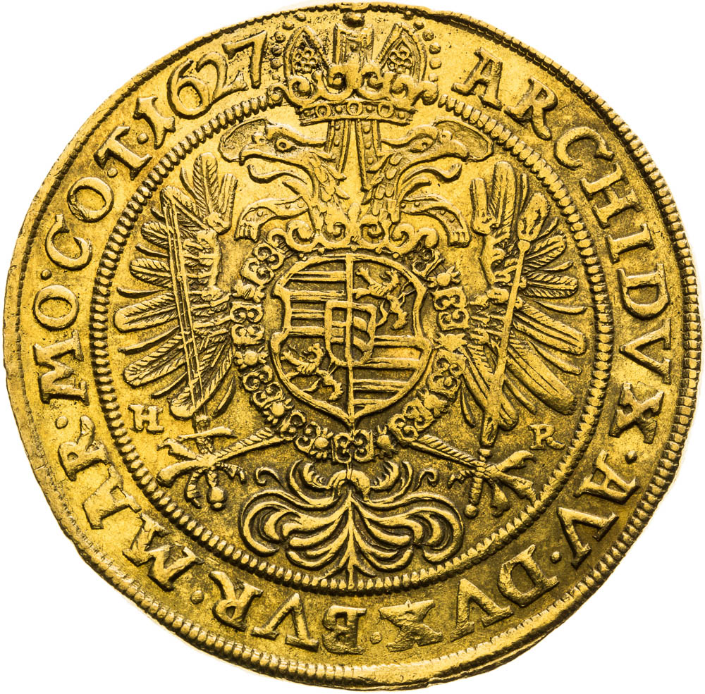 5 Dukát 1627 - reverz