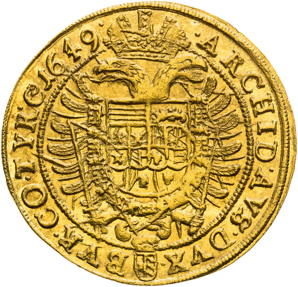5 Ducats 1649 - back