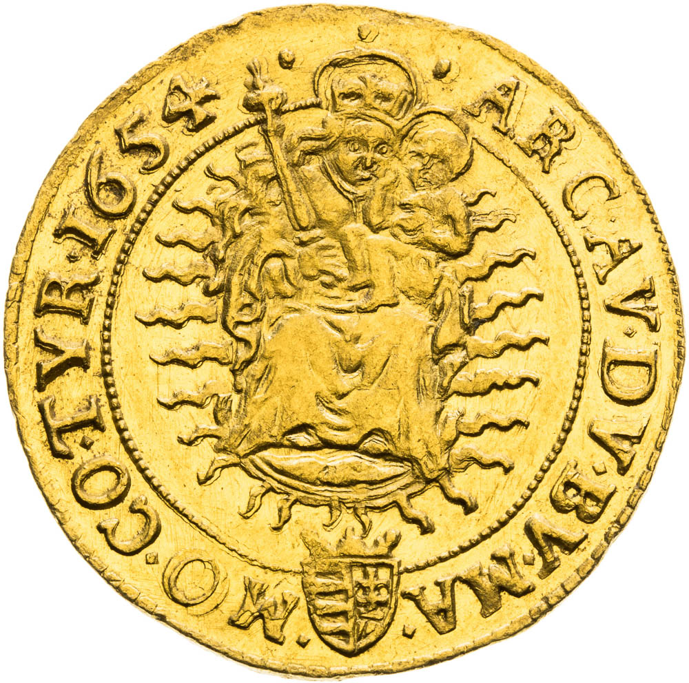 2 Ducat 1654 - back