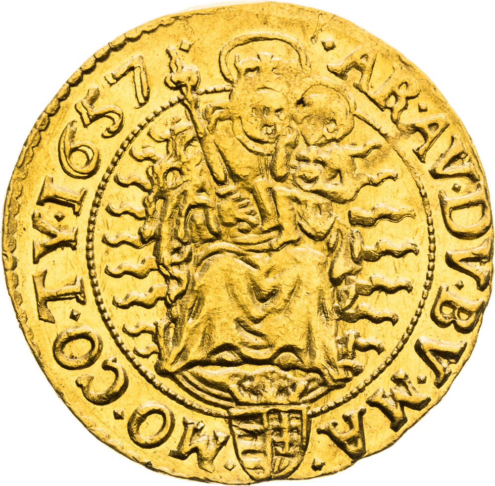 Ducat 1657 - back