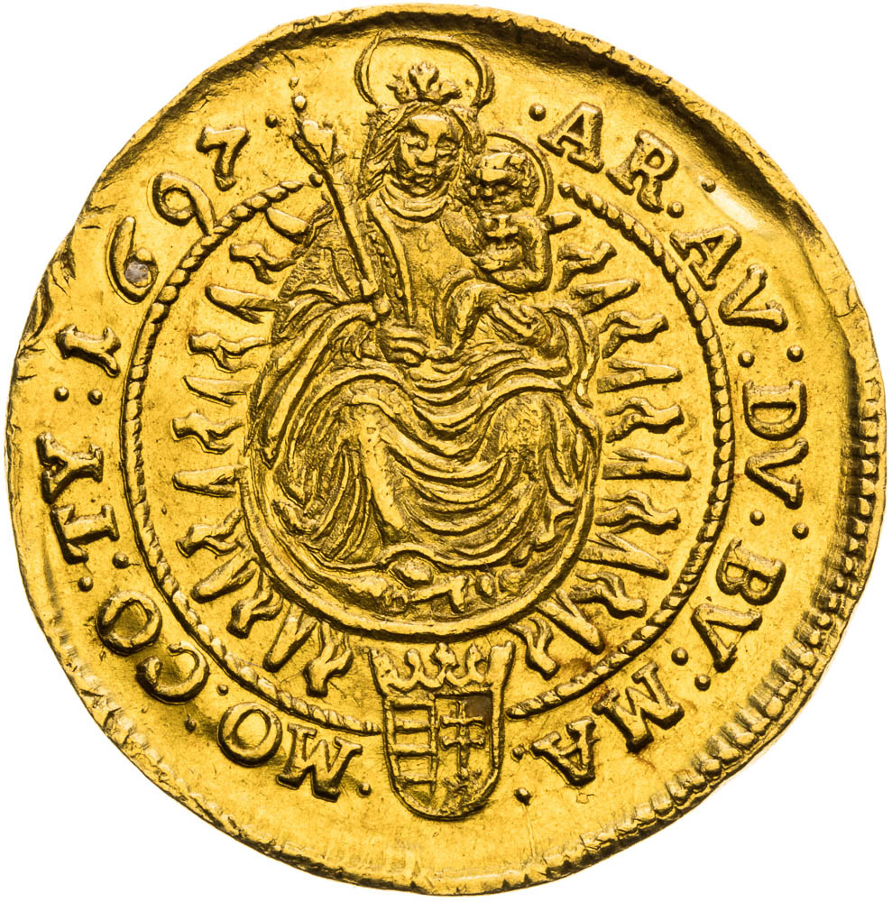 Ducat 1697 - back
