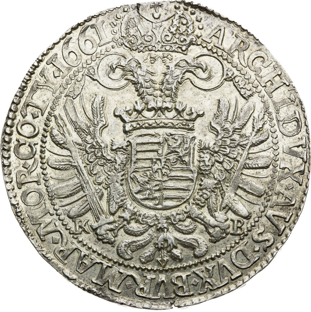 Thaler 1661 - back