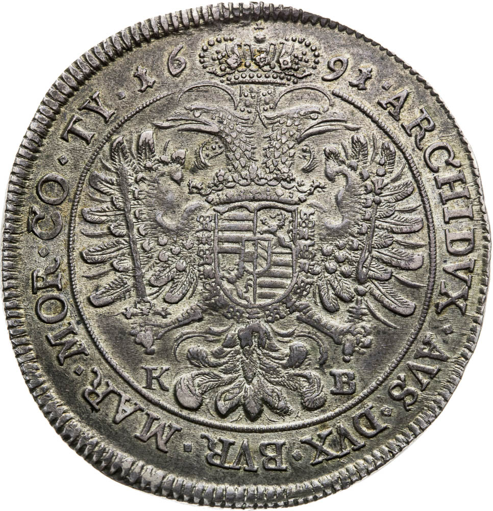 Thaler 1691 - back