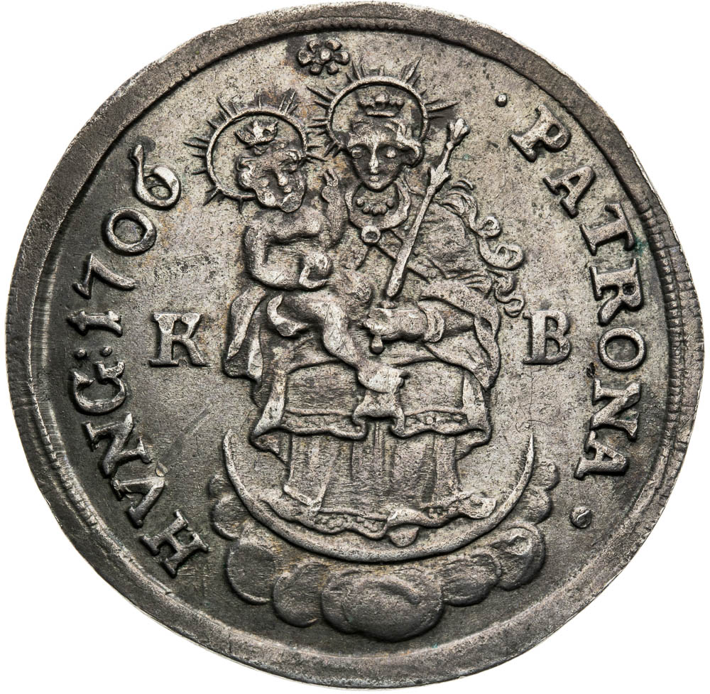 1/2 Thaler 1706 - back