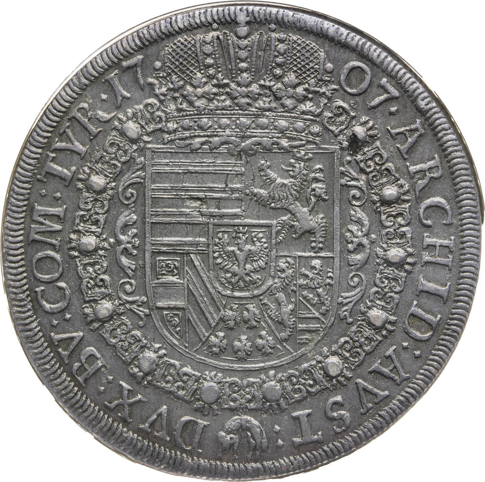 Tolar 1707 - revers