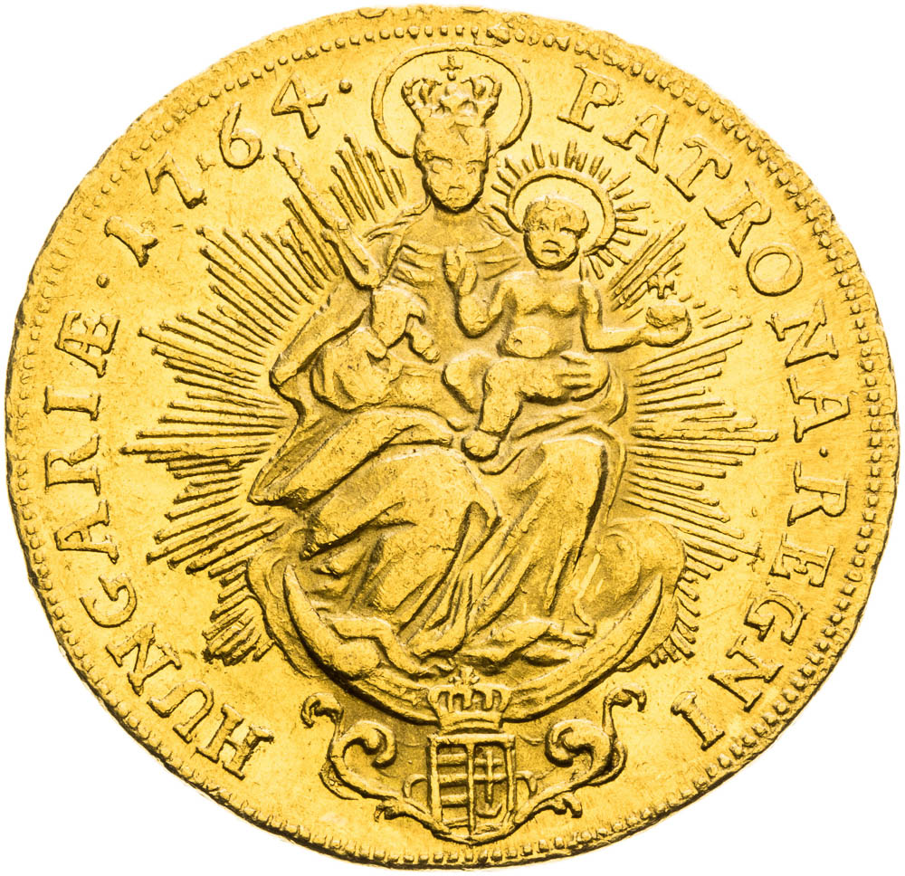2 Dukát 1764 - revers