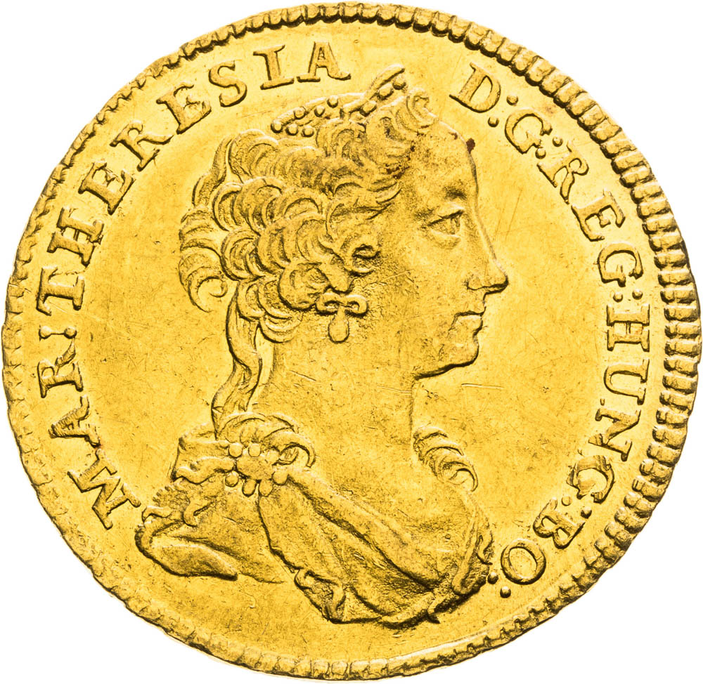 Dukát 1741 - avers