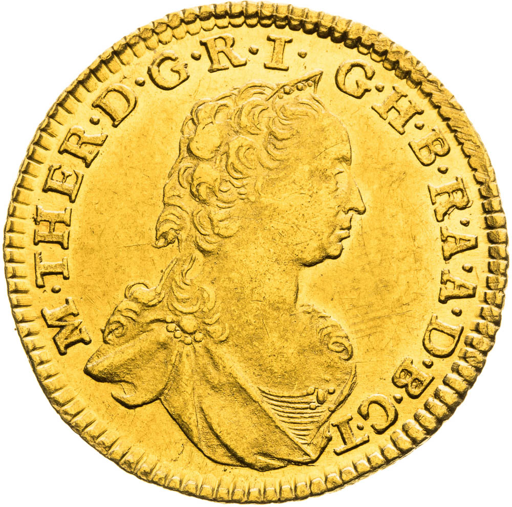 Dukát 1755 - avers