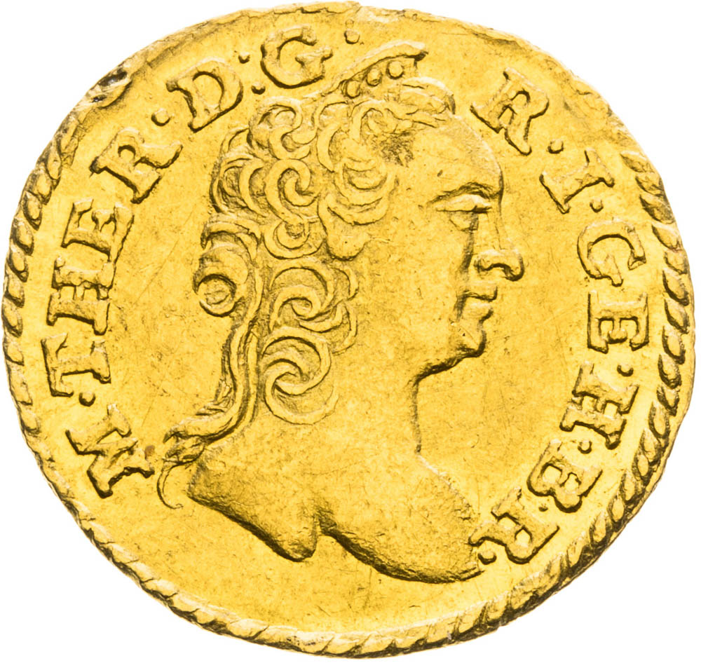 1/4 Dukát 1752 - avers