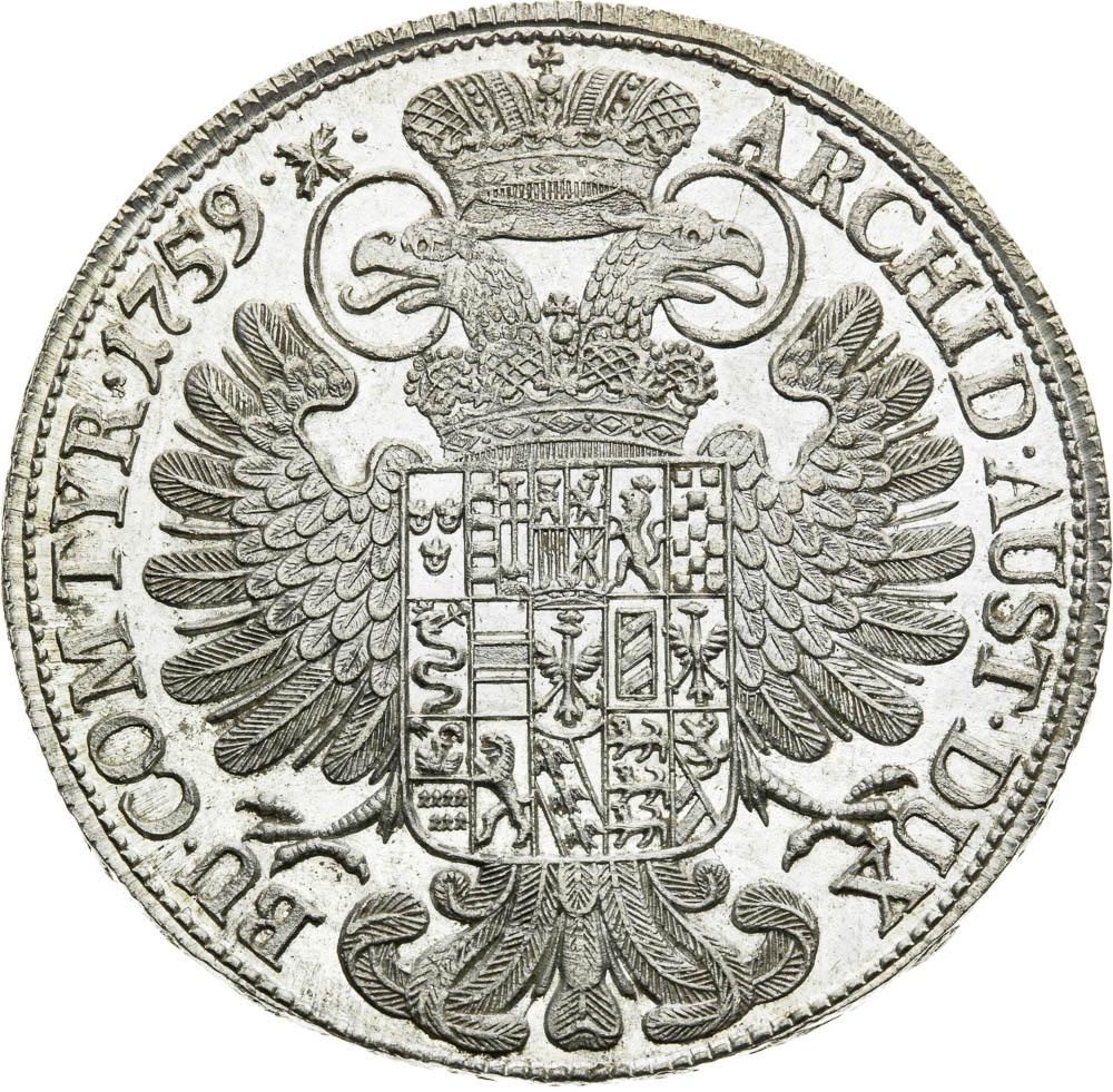 Tolar 1759 - revers