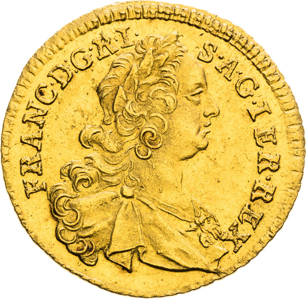 Dukát 1756 - averz