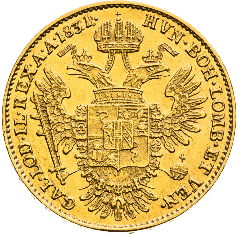 1/2 Souverain d'Or 1831 - back