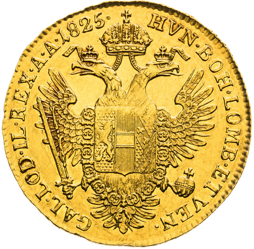 Ducat 1825 - back