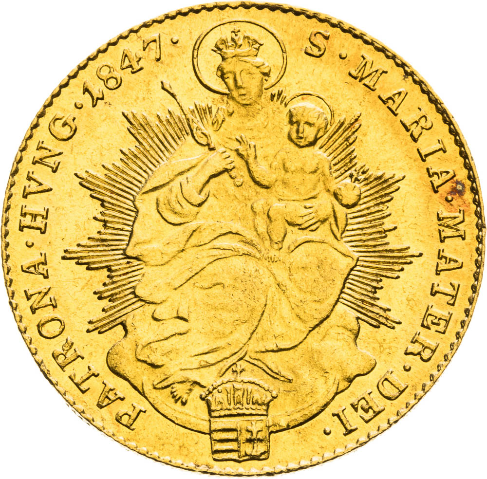 Ducat 1847 - back
