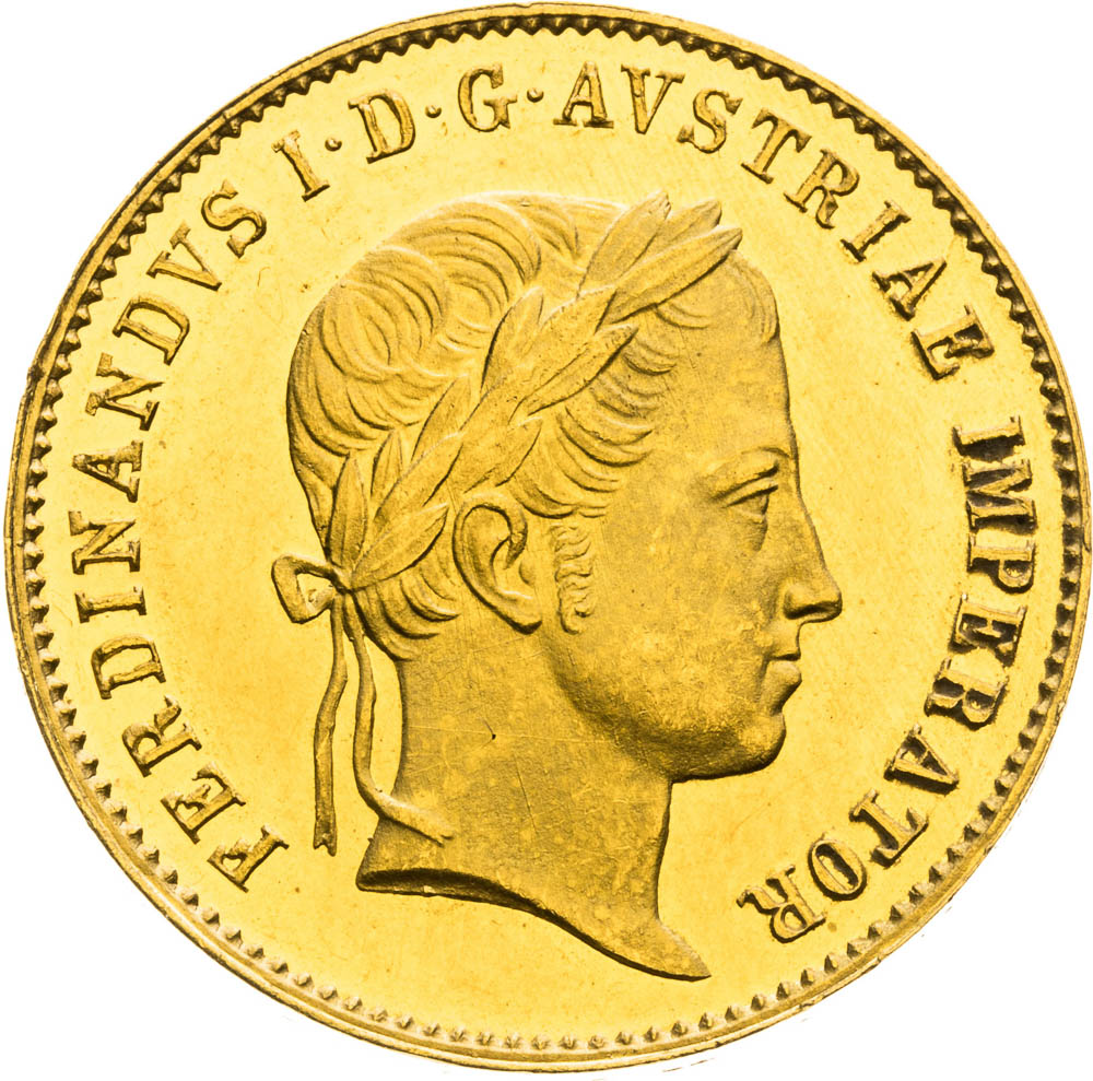 Gold token 1836 (1 1/2 Ducats) - front