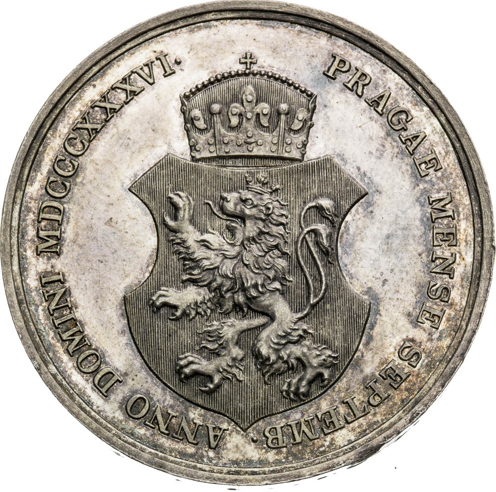 Strieborná medaila 1836 - reverz