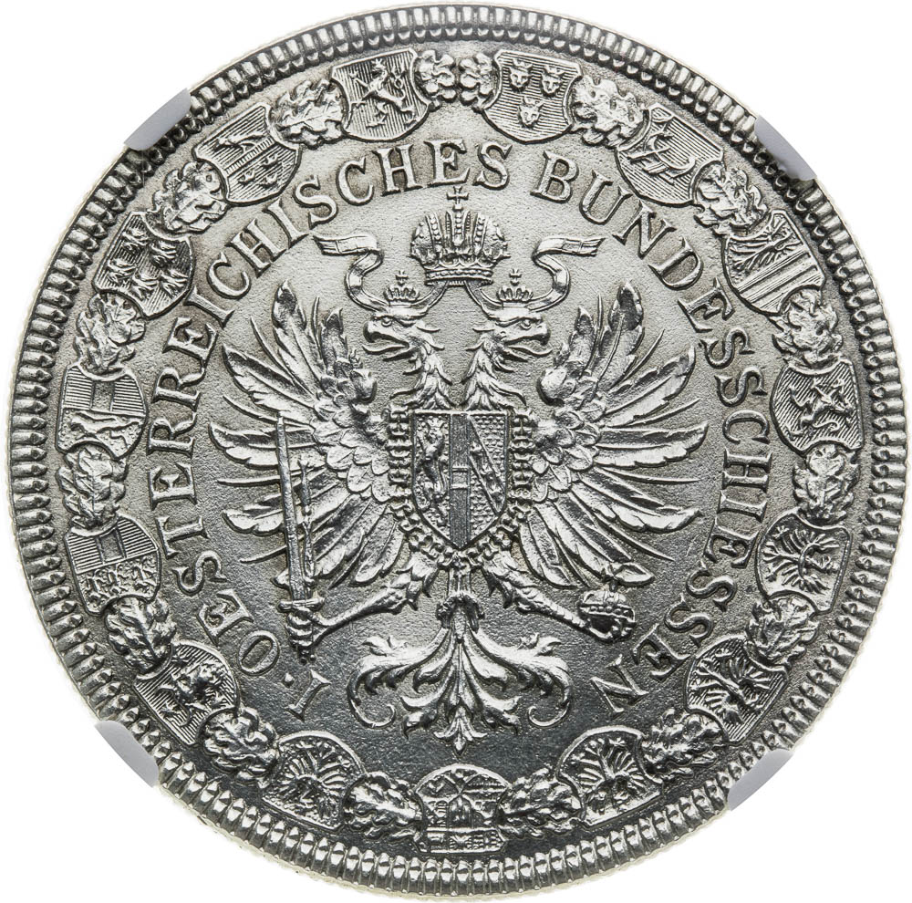 Silver medal 1880 (2 Gulden) - back
